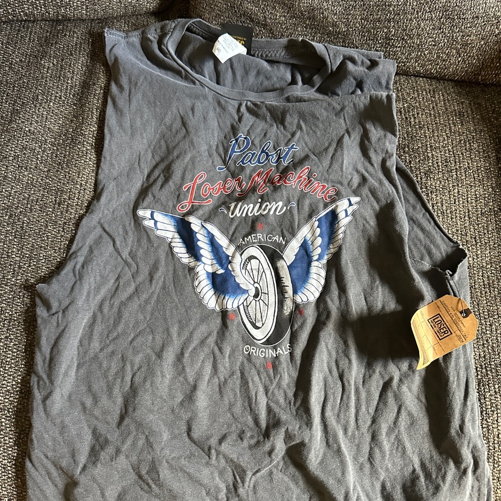 Pabst Beer x Loser Machine Graphic Tank Top Medium